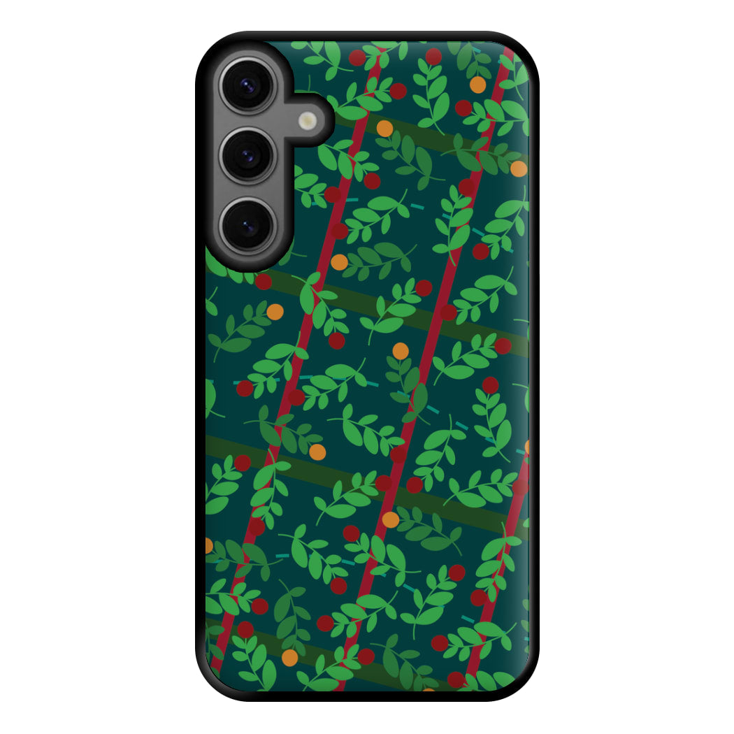 Mistletoe Pattern Phone Case for Galaxy S23FE