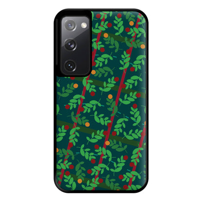 Mistletoe Pattern Phone Case for Galaxy S20FE