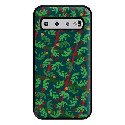 Mistletoe Pattern Phone Case for Galaxy S10 Plus