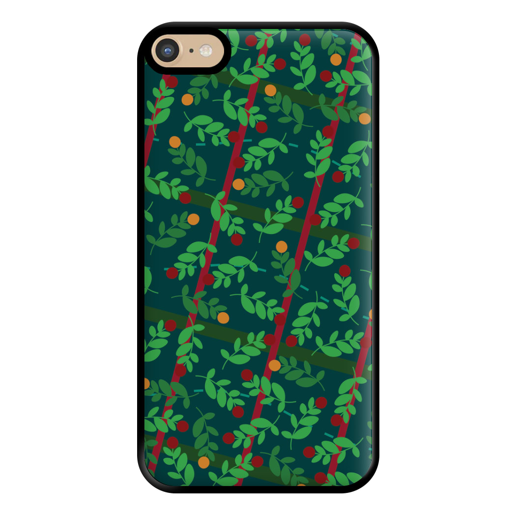 Mistletoe Pattern Phone Case for iPhone 6 Plus / 7 Plus / 8 Plus