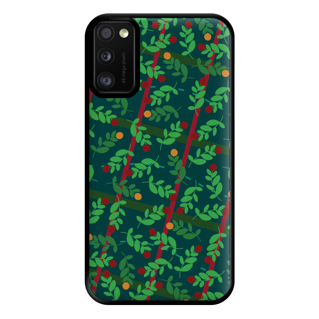 Mistletoe Pattern Phone Case for Galaxy A41