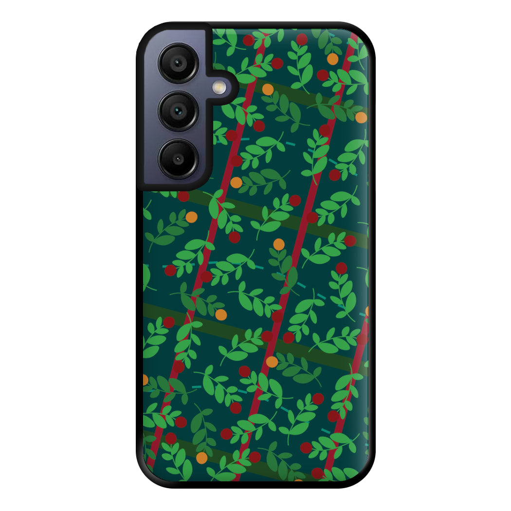 Mistletoe Pattern Phone Case for Galaxy A15