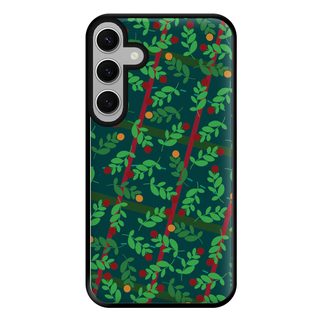 Mistletoe Pattern Phone Case for Galaxy S24FE