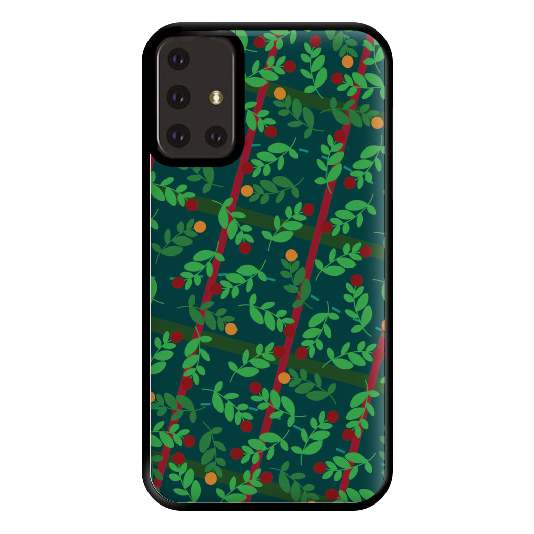 Mistletoe Pattern Phone Case for Galaxy A71