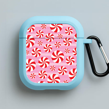 Lolli Pattern Blue AirPods Case