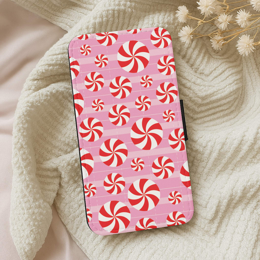 Lolli Pattern Wallet Phone Case