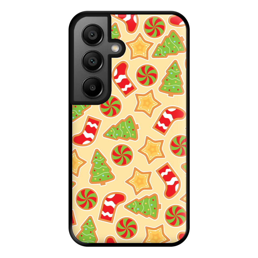 Gingerbread And Stocking Pattern Phone Case for Google Pixel 8