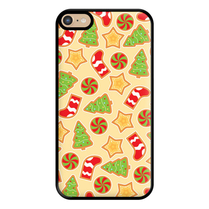 Gingerbread And Stocking Pattern Phone Case for iPhone 6 Plus / 7 Plus / 8 Plus