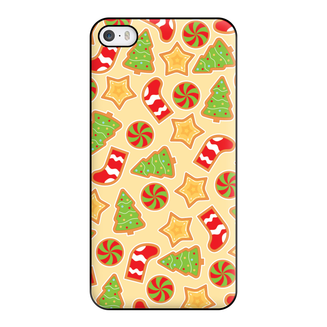 Gingerbread And Stocking Pattern Phone Case for iPhone 5 / 5s / SE 2016