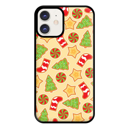 Gingerbread And Stocking Pattern Phone Case for iPhone 11