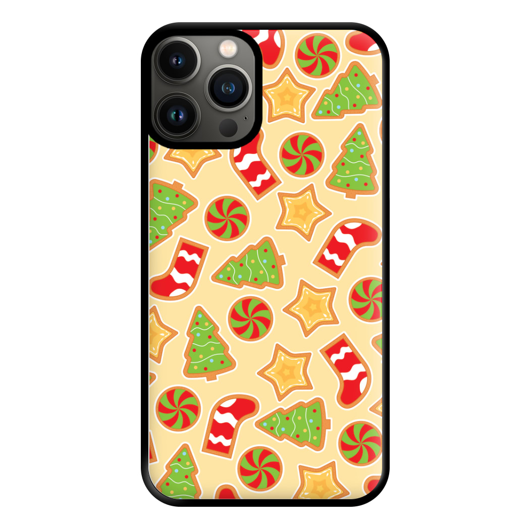 Gingerbread And Stocking Pattern Phone Case for iPhone 11 Pro Max