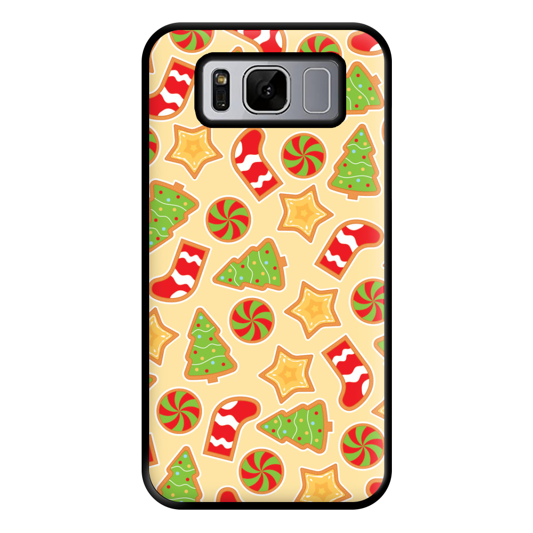 Gingerbread And Stocking Pattern Phone Case for Galaxy S8 Plus