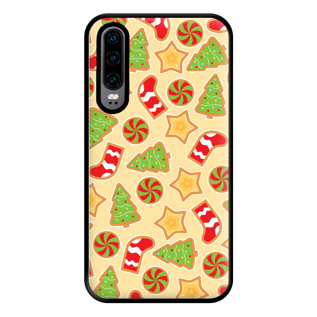 Gingerbread And Stocking Pattern Phone Case for Huawei P30