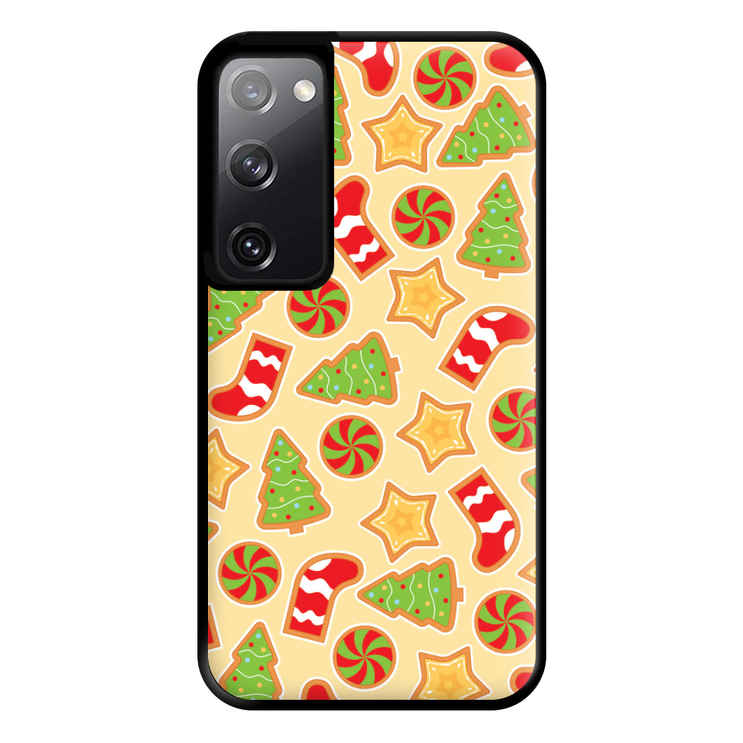 Gingerbread And Stocking Pattern Phone Case for Galaxy S20