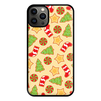 Gingerbread And Stocking Pattern Phone Case for iPhone 13