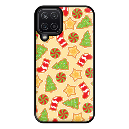 Gingerbread And Stocking Pattern Phone Case for Galaxy A12