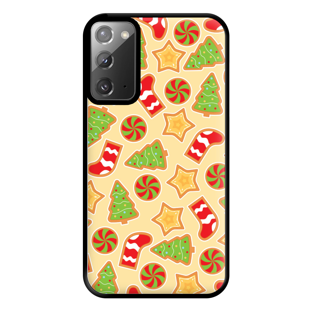 Gingerbread And Stocking Pattern Phone Case for Galaxy Note 20 Ultra