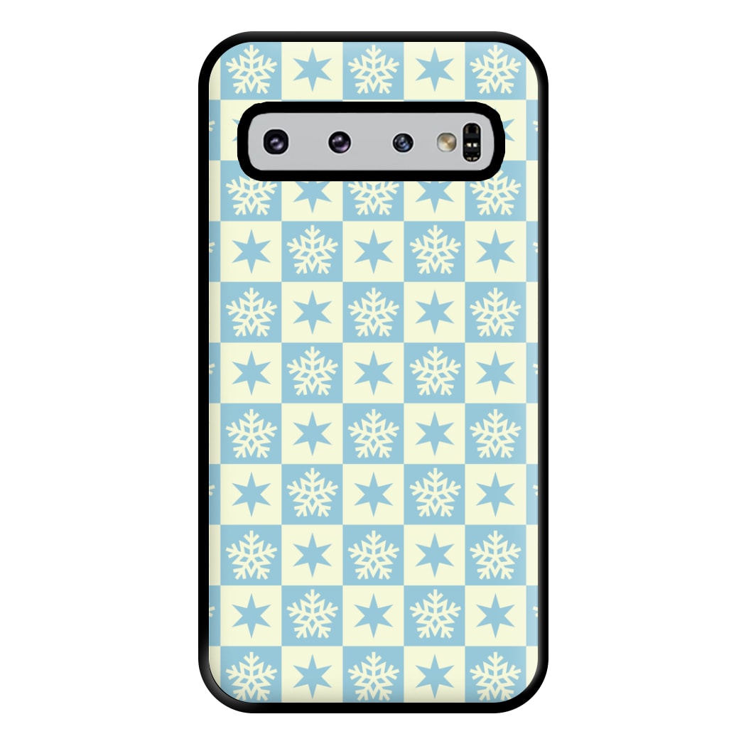 Snow And Star Pattern Phone Case for Galaxy S10 Plus