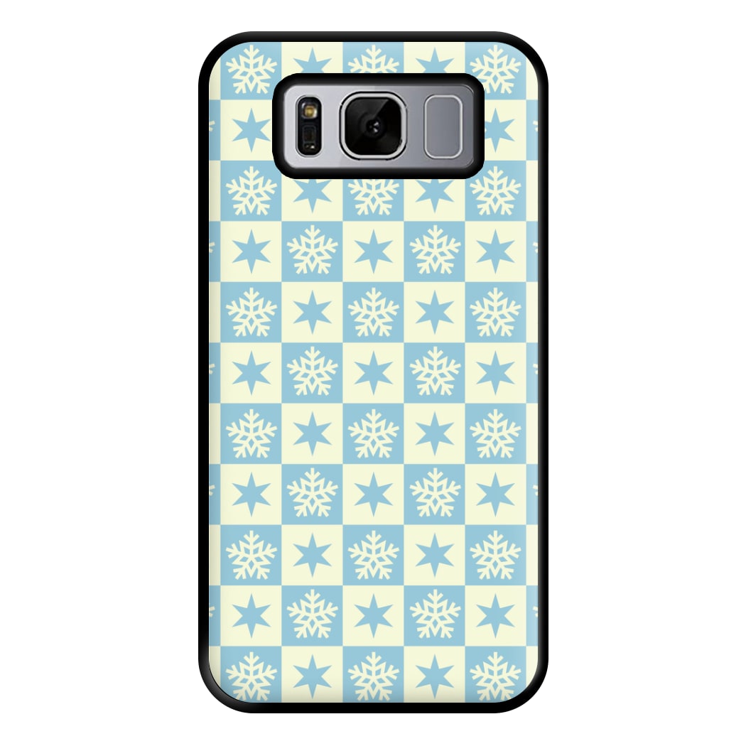 Snow And Star Pattern Phone Case for Galaxy S8 Plus