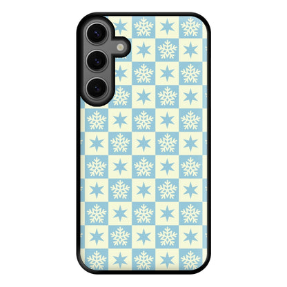 Snow And Star Pattern Phone Case for Galaxy S23FE