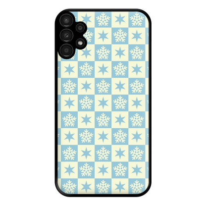 Snow And Star Pattern Phone Case for Galaxy A13