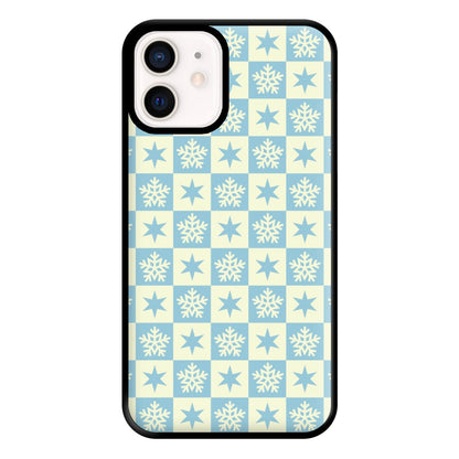 Snow And Star Pattern Phone Case for iPhone 12 Mini