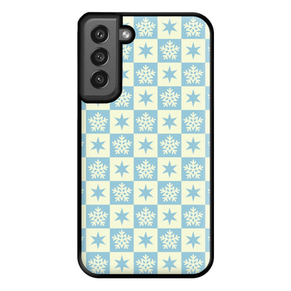 Snow And Star Pattern Phone Case for Galaxy S21FE