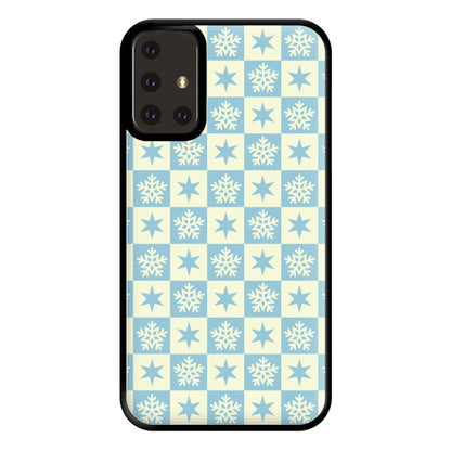 Snow And Star Pattern Phone Case for Galaxy A71