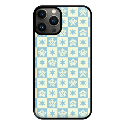 Snow And Star Pattern Phone Case for iPhone 13 Pro Max