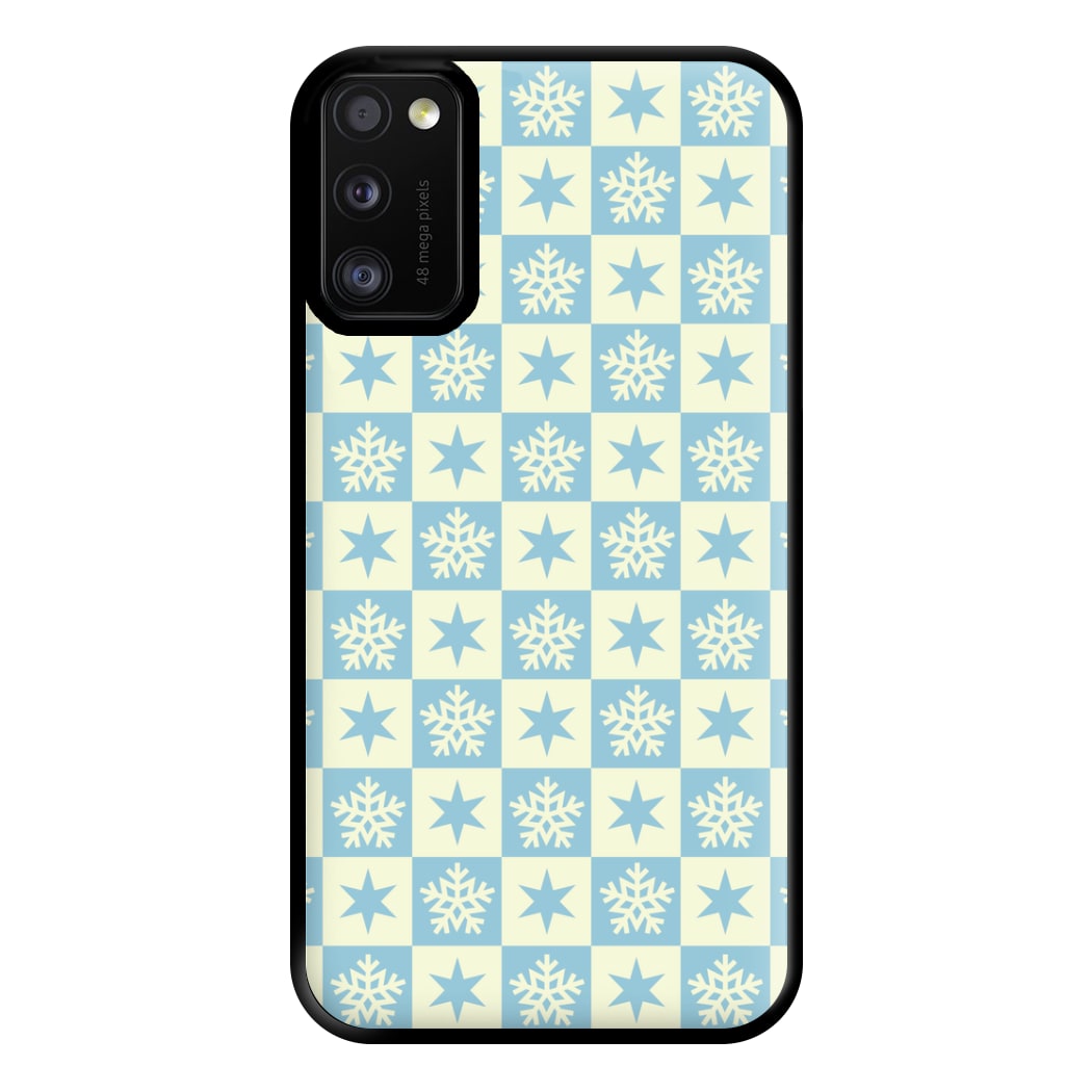 Snow And Star Pattern Phone Case for Galaxy A41