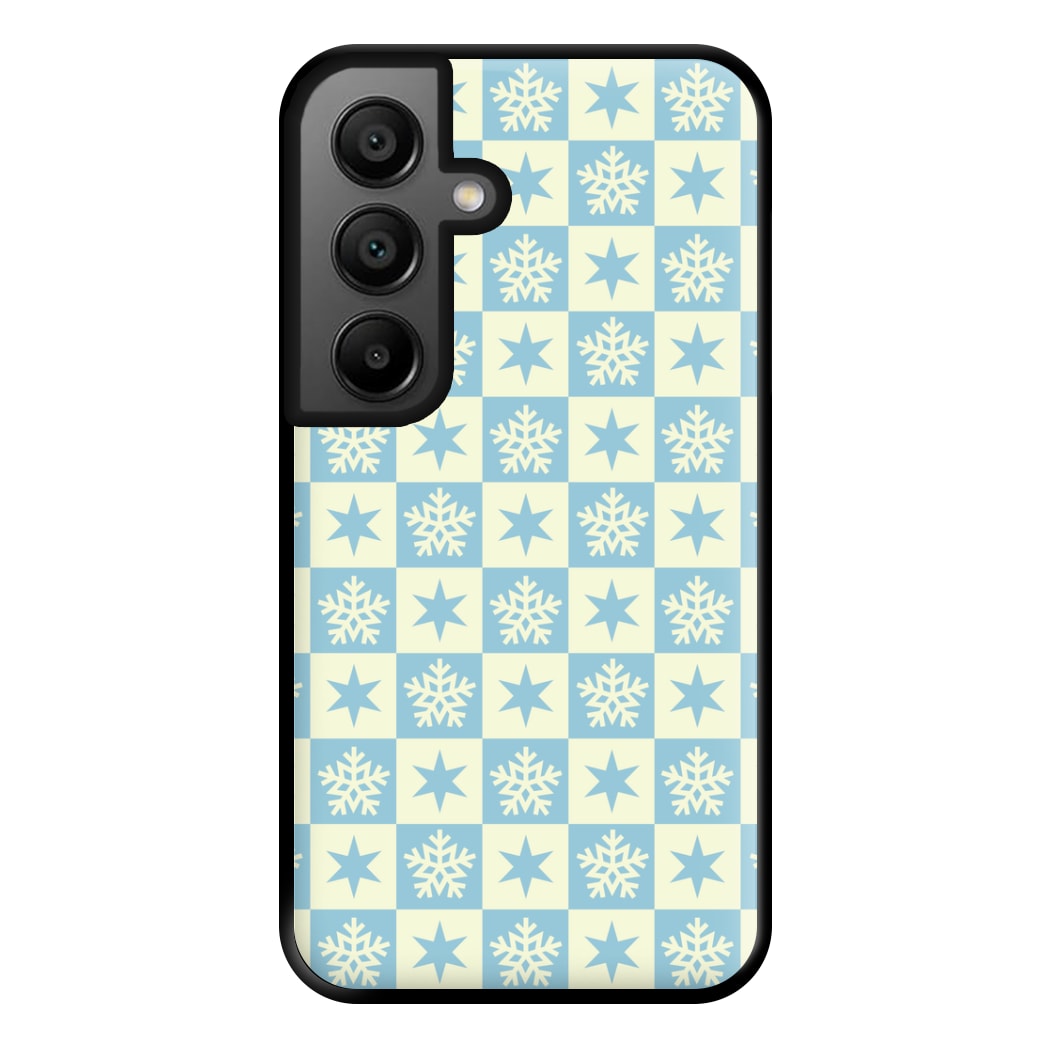 Snow And Star Pattern Phone Case for Google Pixel 8