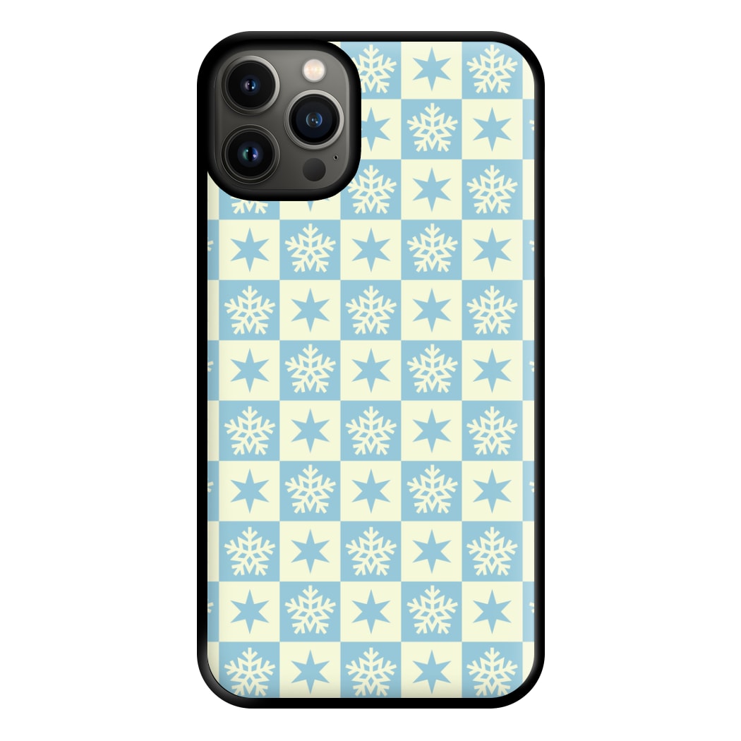 Snow And Star Pattern Phone Case for iPhone 13