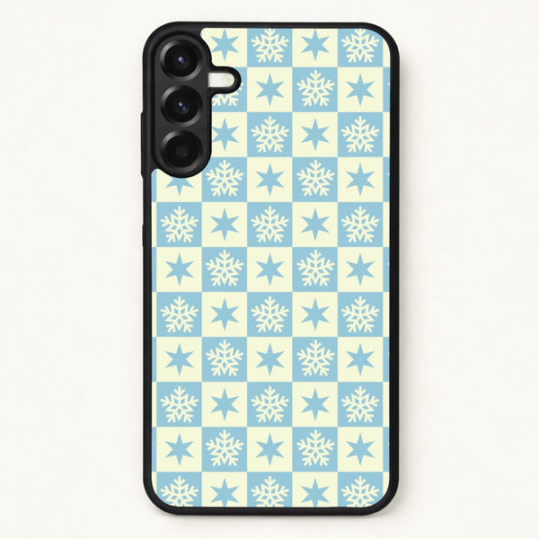Snow And Star Pattern Phone Case for Galaxy A37