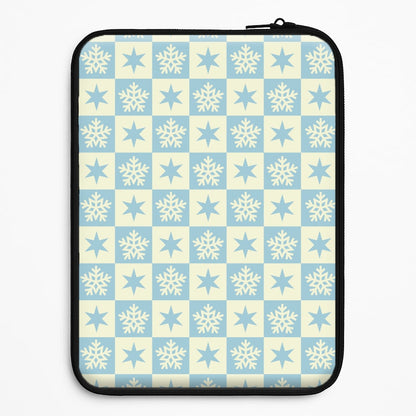 Snow And Star Pattern Universal Laptop Sleeve