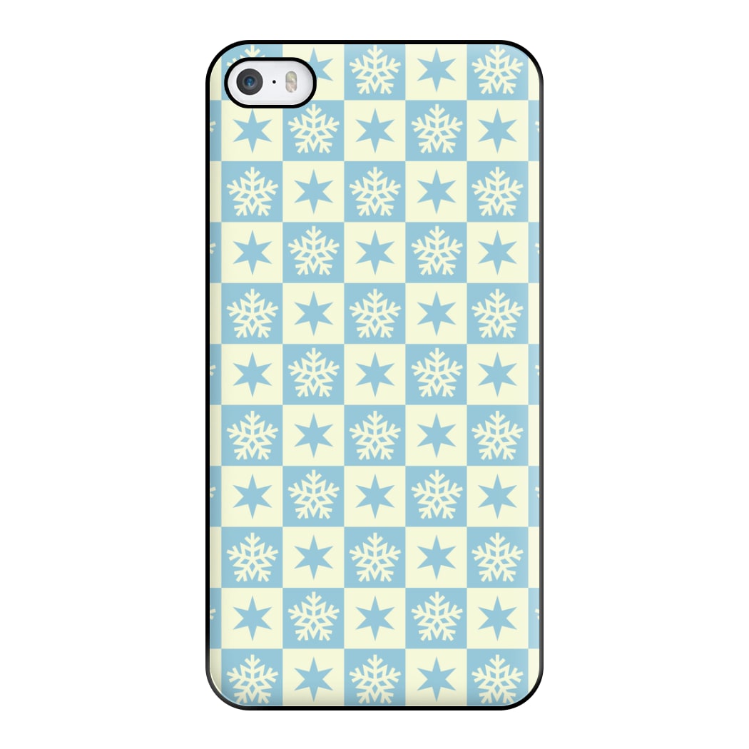 Snow And Star Pattern Phone Case for iPhone 5 / 5s / SE 2016