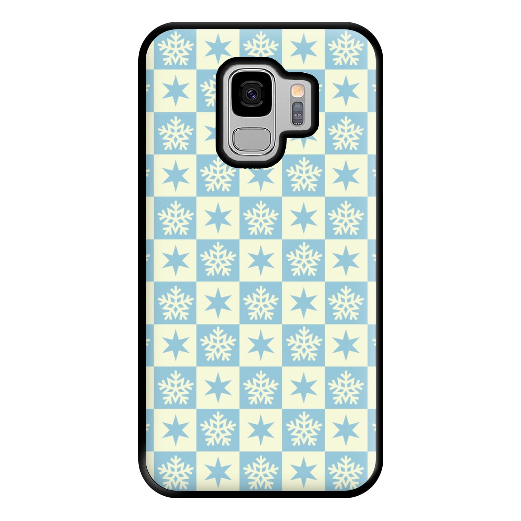 Snow And Star Pattern Phone Case for Galaxy S9 Plus