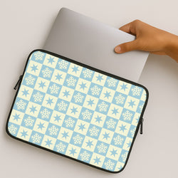 Snow And Star Pattern MacBook Case