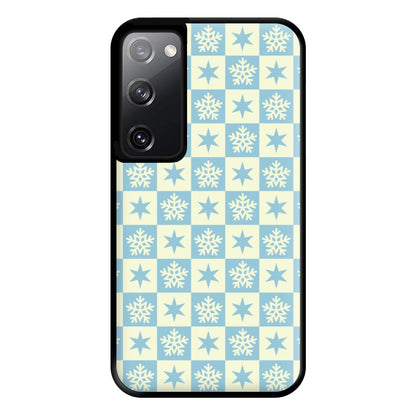 Snow And Star Pattern Phone Case for Galaxy S20