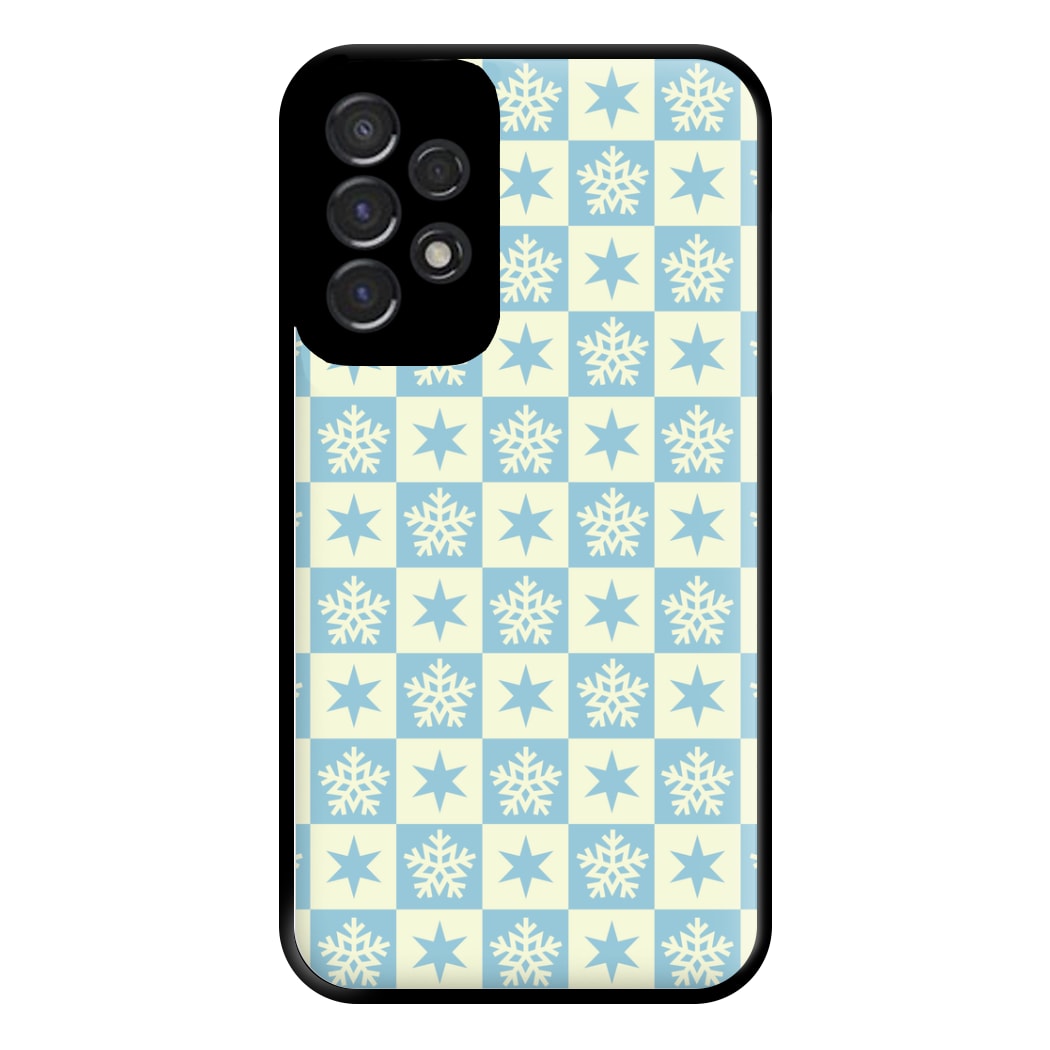 Snow And Star Pattern Phone Case for Galaxy A53