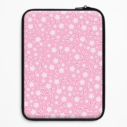 Candy Cane Pattern Universal Laptop Sleeve