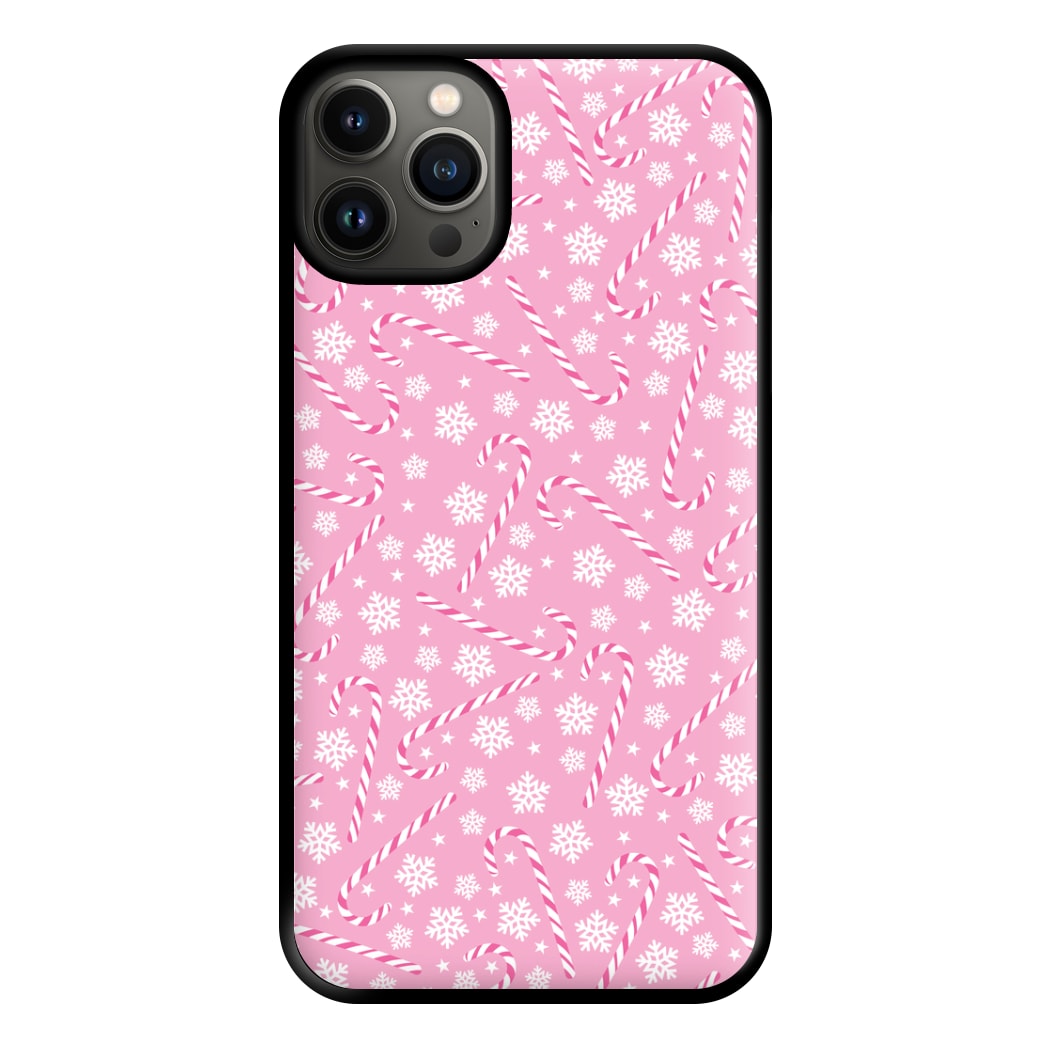 Candy Cane Pattern Phone Case for iPhone 13