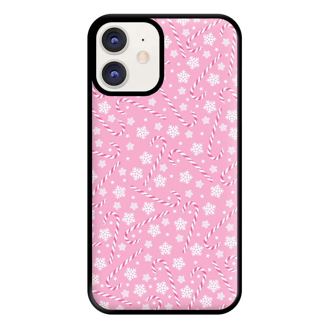 Candy Cane Pattern Phone Case for iPhone 12 / 12 Pro