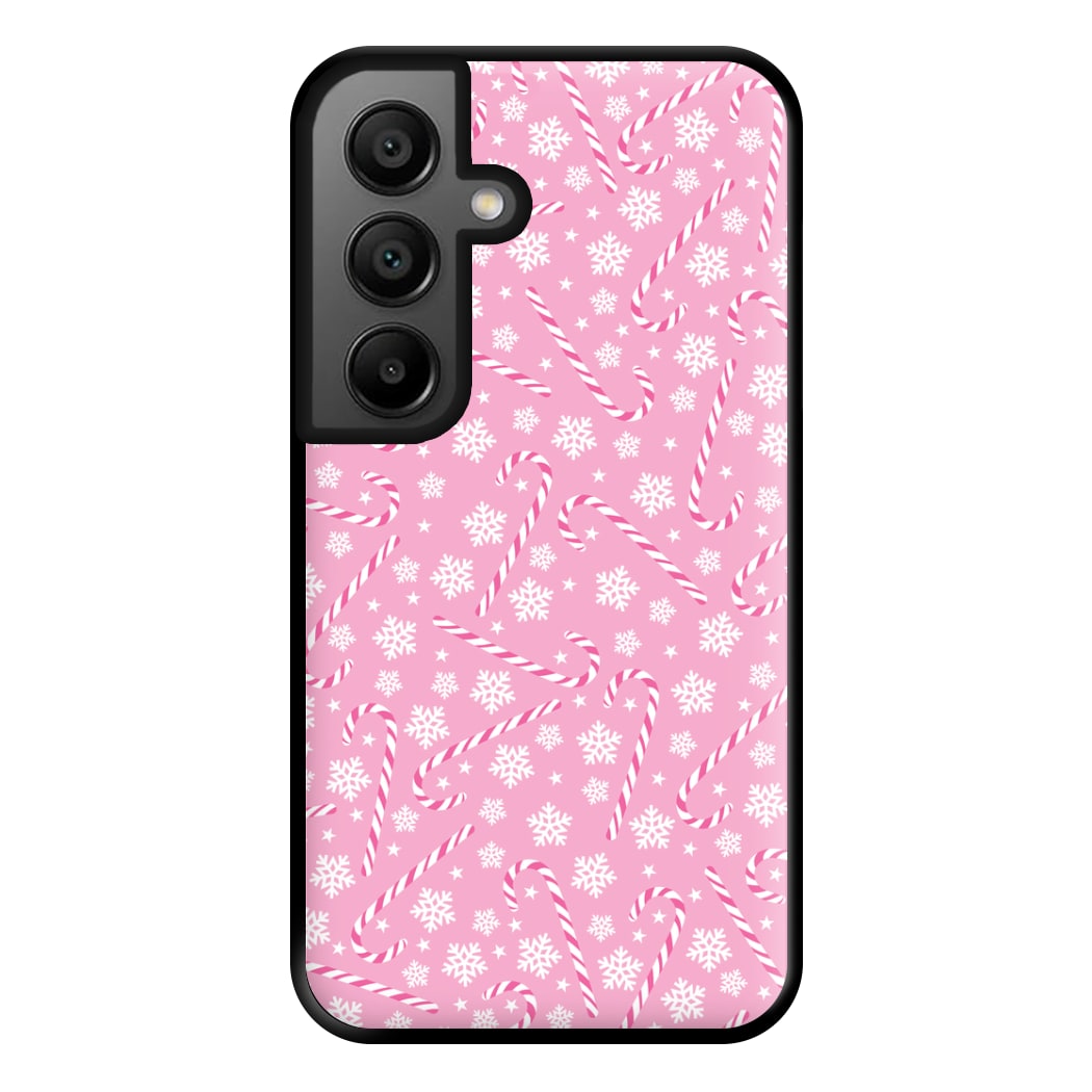 Candy Cane Pattern Phone Case for Google Pixel 8