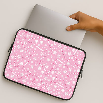 Candy Cane Pattern MacBook Case