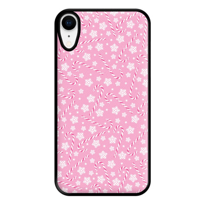 Candy Cane Pattern Phone Case for iPhone XR