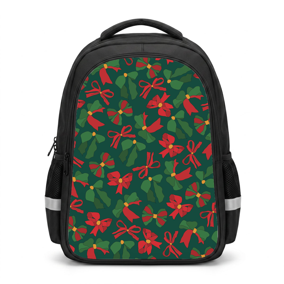 Green And Red Pattern Backpack