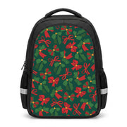 Green And Red Pattern Backpack 1