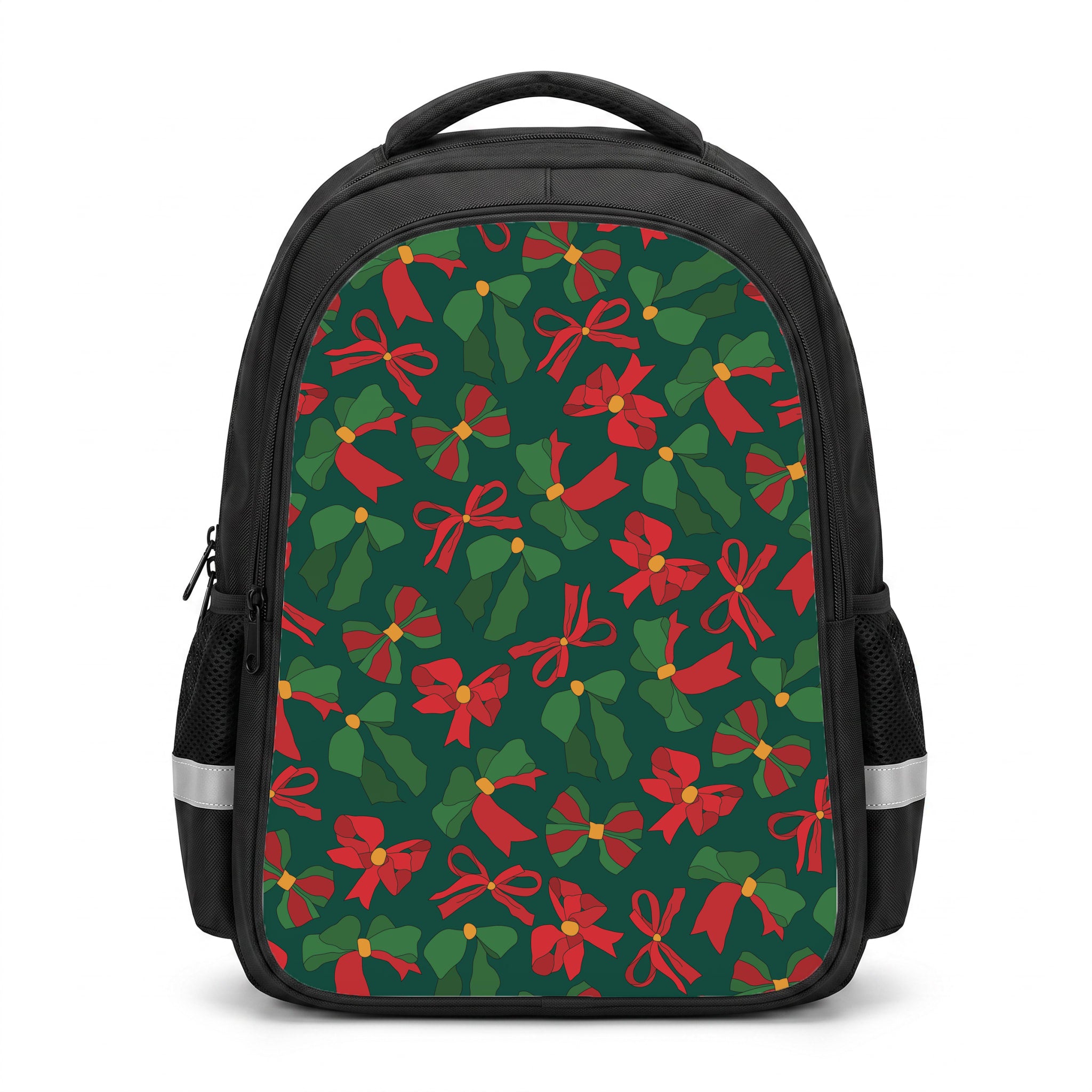 Green And Red Pattern Backpack