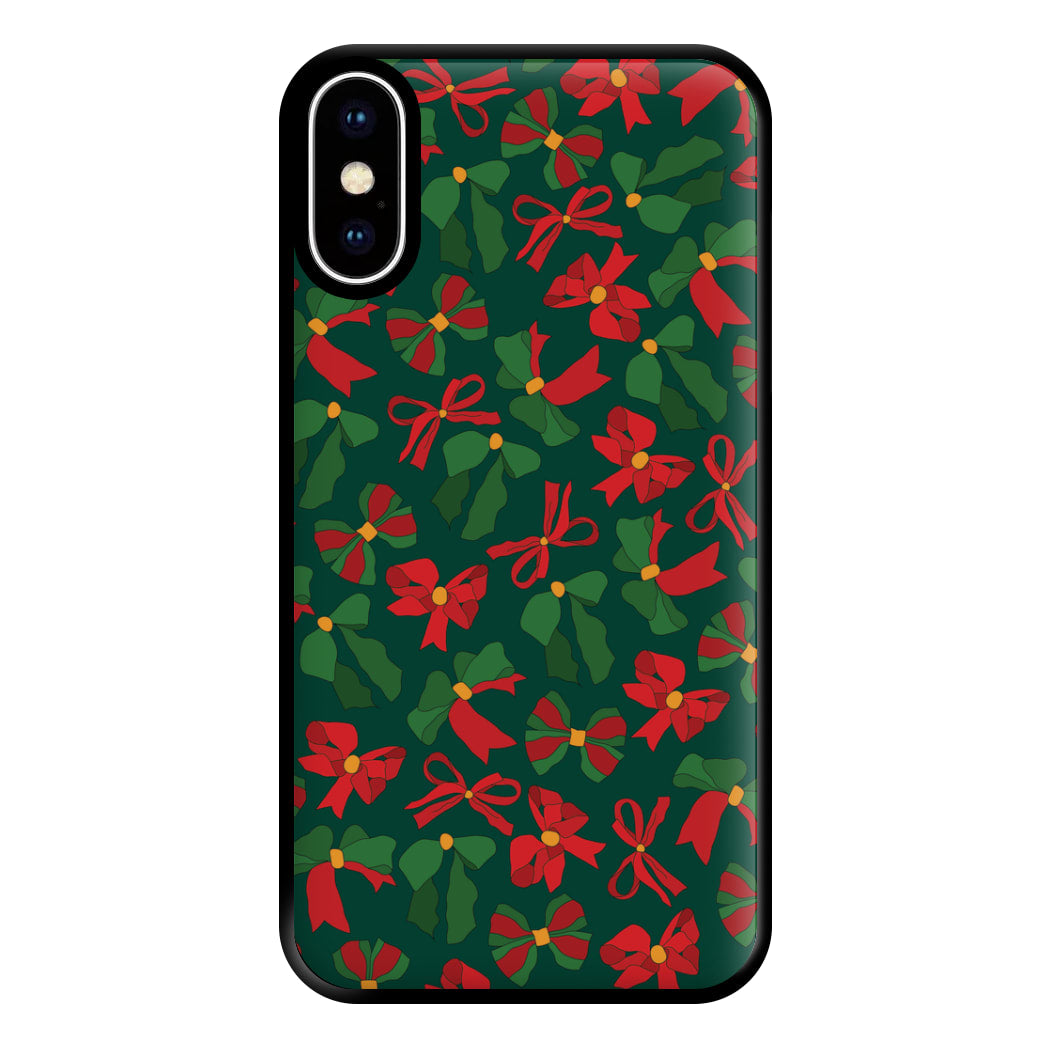 Green And Red Pattern Phone Case for iPhone XS Max