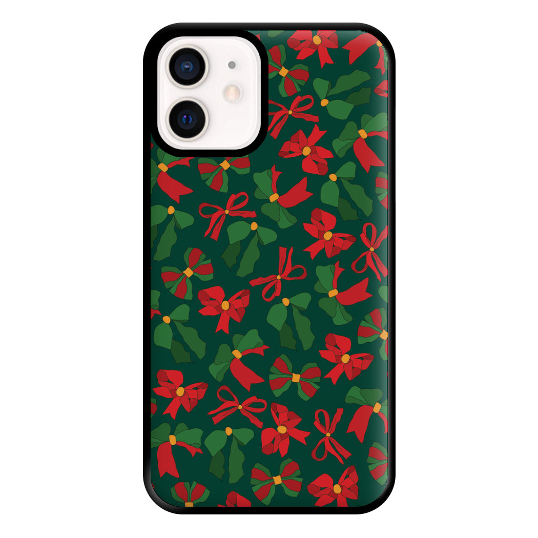 Green And Red Pattern Phone Case for iPhone 13 Mini